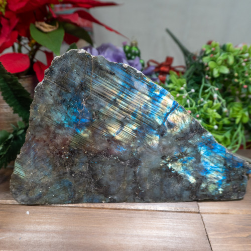 Large Half Polished Labradorite #1