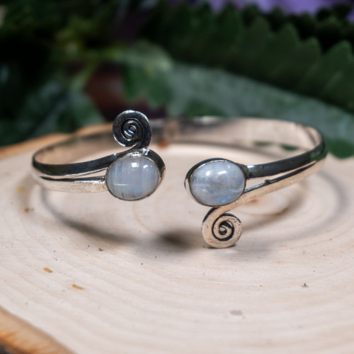 Double Moonstone Bracelet