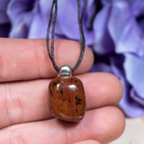 Mahogany Obsidian Necklace