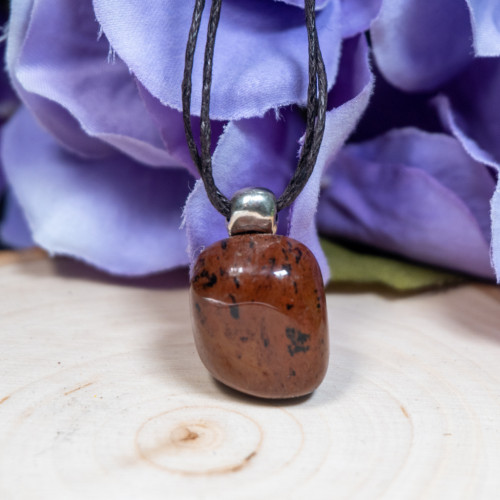 Mahogany Obsidian Necklace