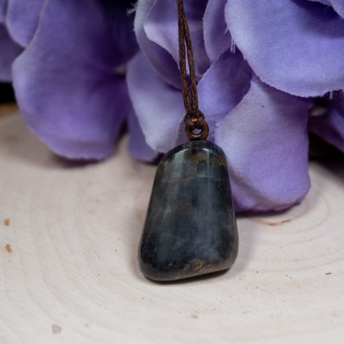 Raw Heulandite Necklace #1