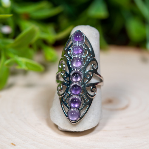 7 Amethyst RIng