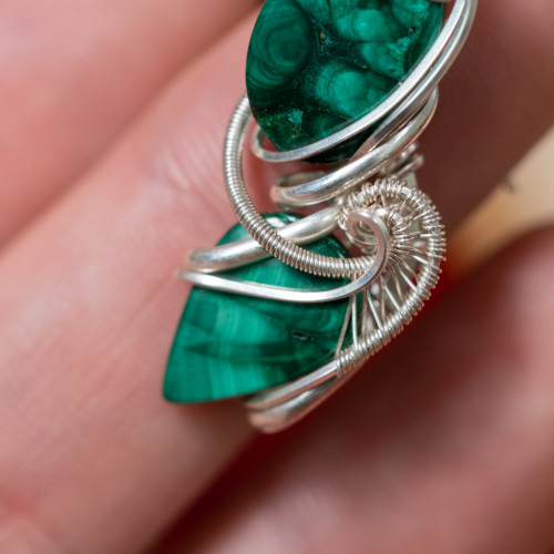 Imperial Double Malachite Wrap #1