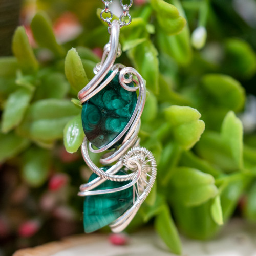 Imperial Double Malachite Wrap #1