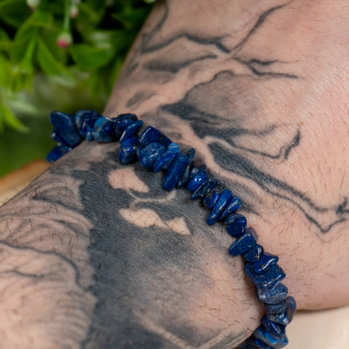 Lapis Lazuli Chip Bracelet