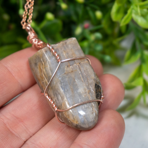 Wisconsin Blue Moonstone Necklace #1