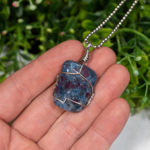 Ruby in Kyanite Necklace #1