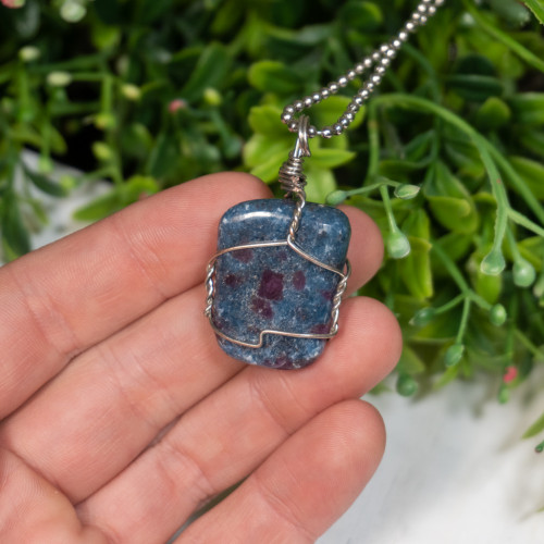 Ruby in Kyanite Necklace #1