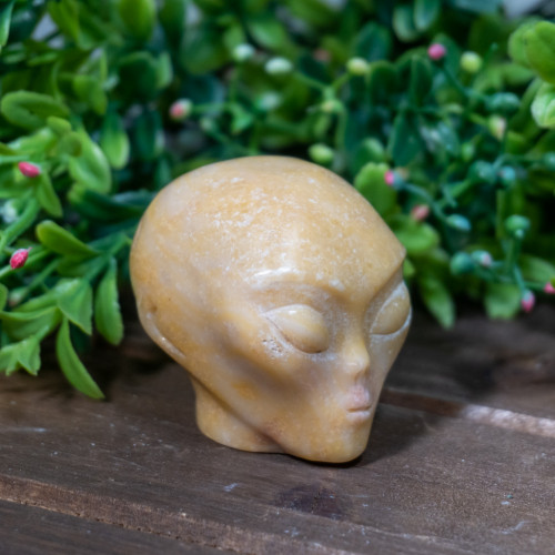 Yellow Aventurine Alien