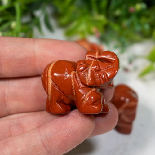 Red Jasper Elephant