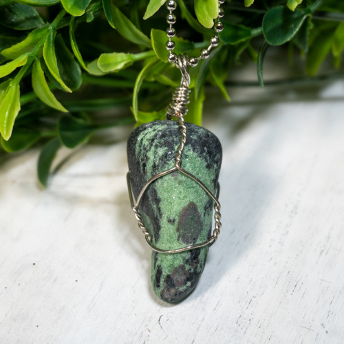 Ruby in Zoisite Necklace #1