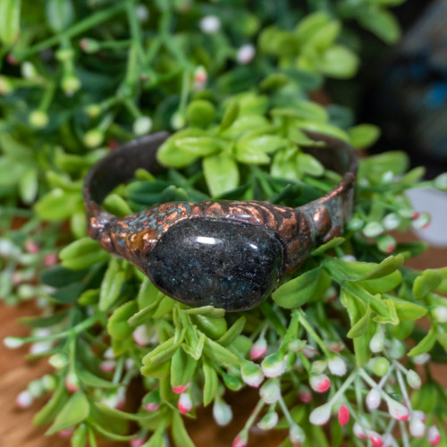 Tumbled Galaxyite Cuff Bracelet