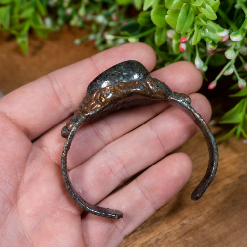 Tumbled Galaxyite Cuff Bracelet