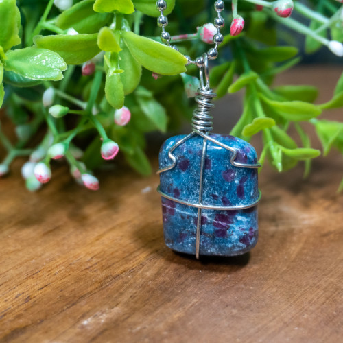 Ruby in Kyanite Necklace #2