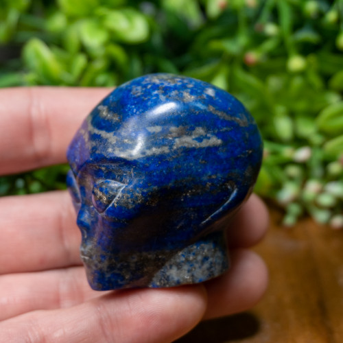 Lapis Lazuli Alien Head