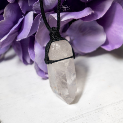Quartz Corded Necklace