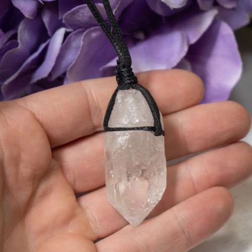Quartz Corded Necklace