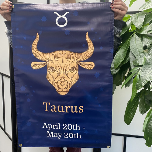 Taurus Vinyl Banner