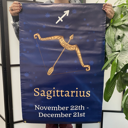 Sagittarius Vinyl Banner