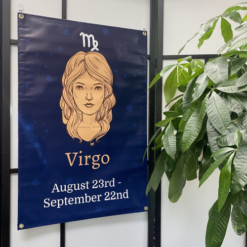 Virgo Vinyl Banner