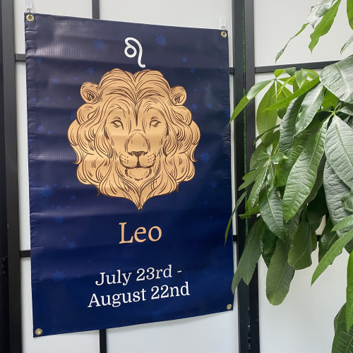 Leo Vinyl Banner