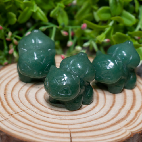 Green Aventurine "Bulbus Pocket Monster"