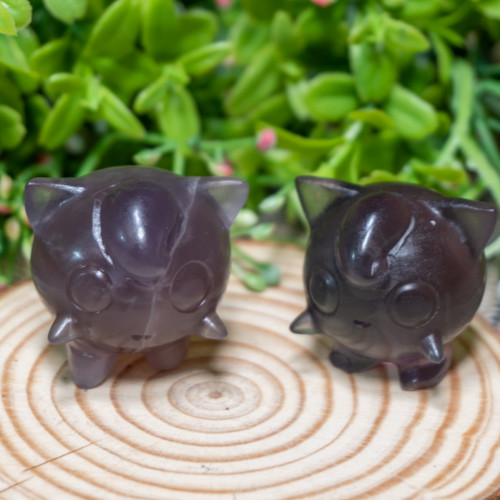 Fluorite "Jiggly Pocket Monster"