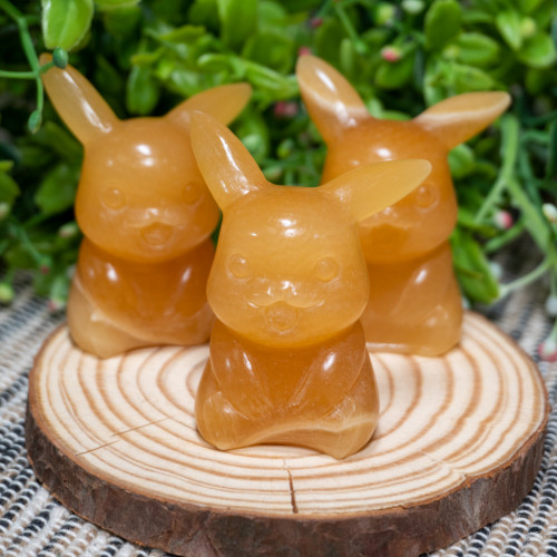 Orange Calcite "Lightning Pocket Monster"