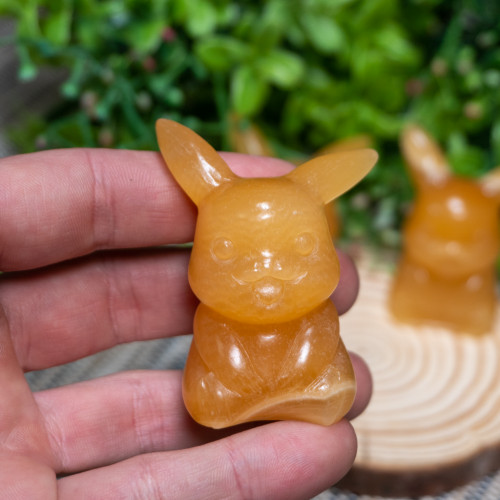 Orange Calcite "Lightning Pocket Monster"