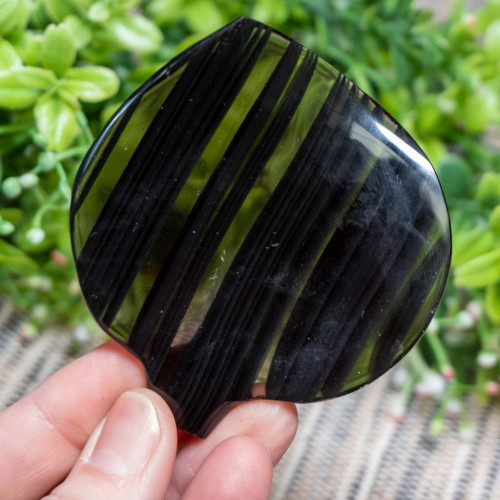 Midnight Lace Obsidian Leaf #5