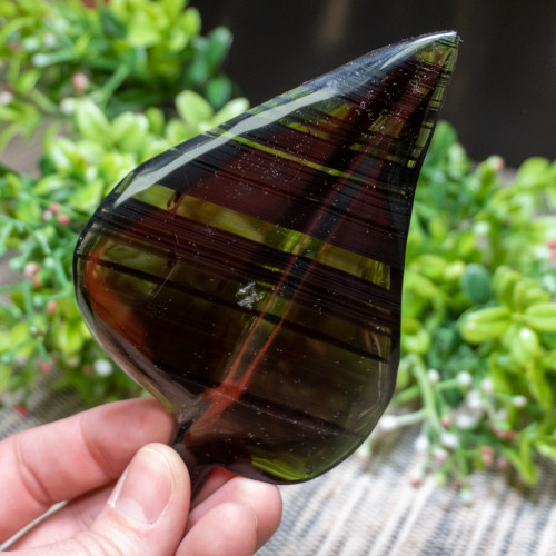 Midnight Lace Obsidian Leaf #2