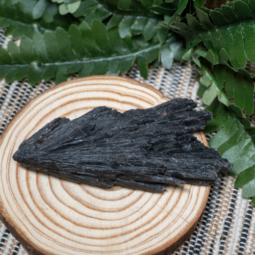 Black Kyanite Fan #4