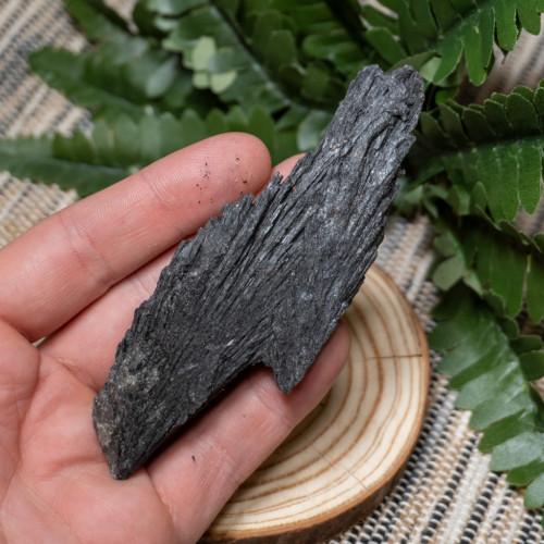 Black Kyanite Fan #2