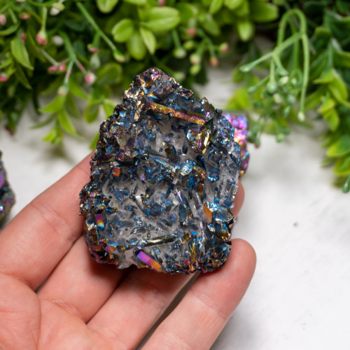 Medium Raw Titanium Quartz