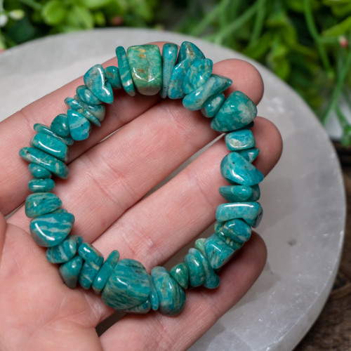 Amazonite Chip Bracelet