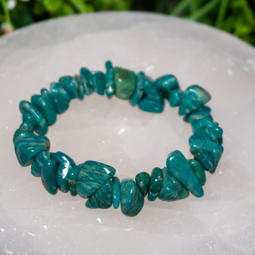 Amazonite Chip Bracelet