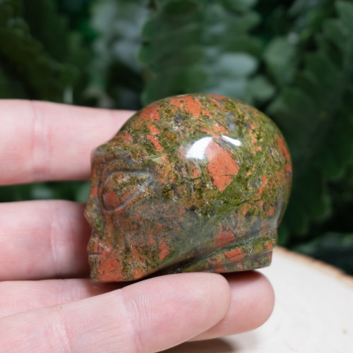 Unakite Alien Skull