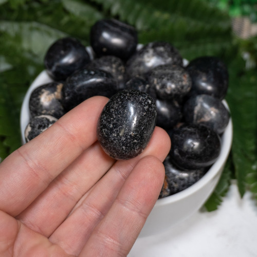 A+ Quality Peruvian Black Tourmaline Tumbled