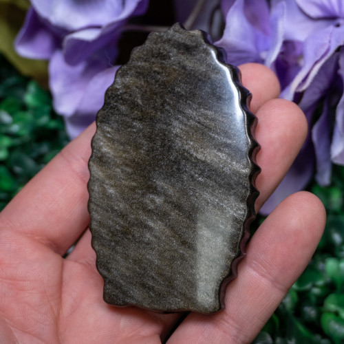 Golden Sheen Obsidian Mother Mary