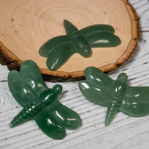 Green Aventurine Dragonfly