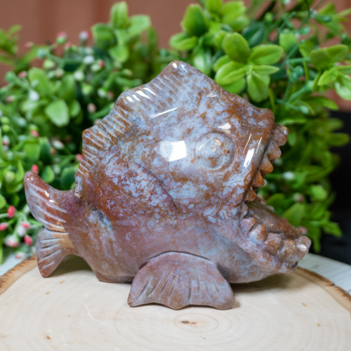 Marcasite and Chalcedony Pirhana