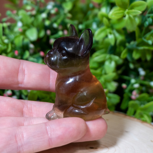 Yellow Fluorite Bulldog