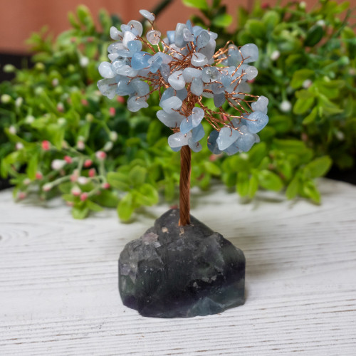 Aquamarine Gemstone Tree