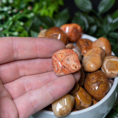 Red Banded Agate Tumbled