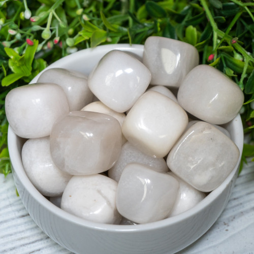 White Jade Tumbled