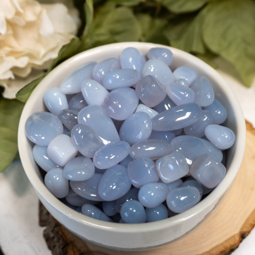 Small Blue Chalcedony Tumbled