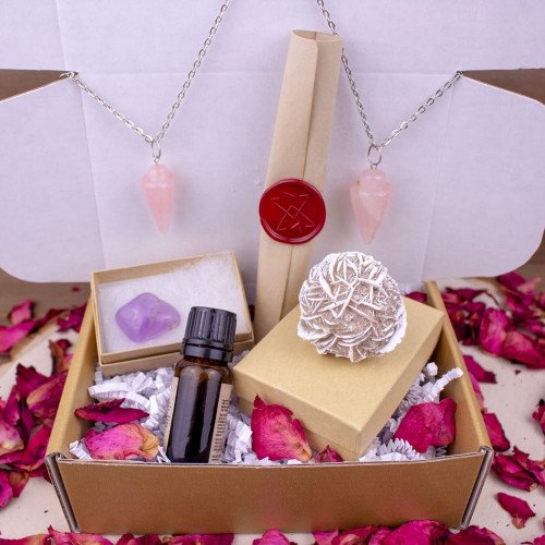 Twin Flame Box - Valentines Day Crystal Gift