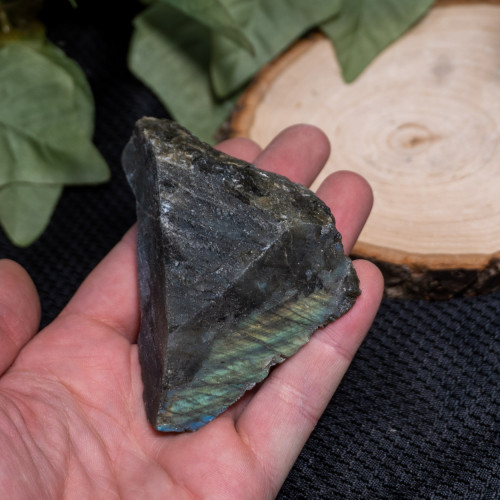 Palm Sized Half-Polished Labradorite #7