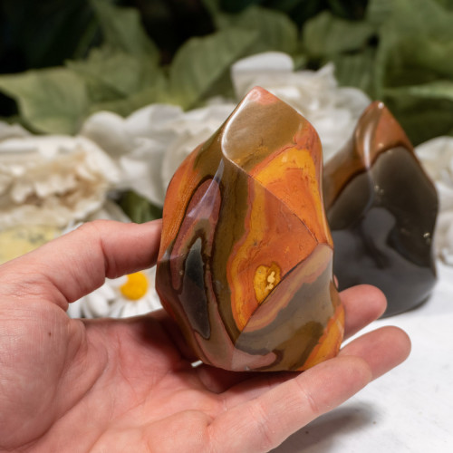 Medium Polychrome Jasper Flame