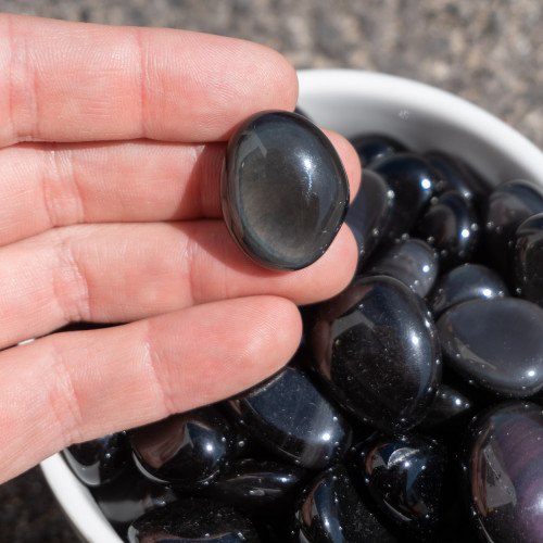 Rainbow Obsidian Tumbled